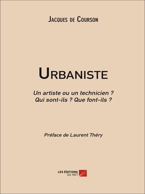 cover image of Urbaniste